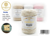 DIY BRAIDY 2MM 250G ISABELLA 纱线